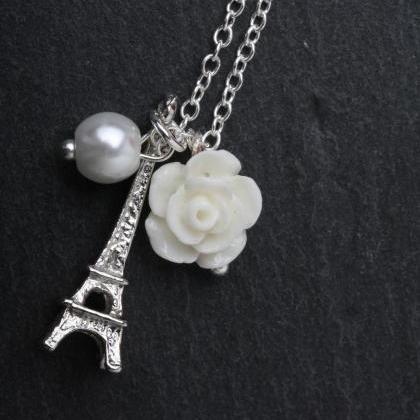 Eiffel Necklace - Paris Necklace - Vintage Style..